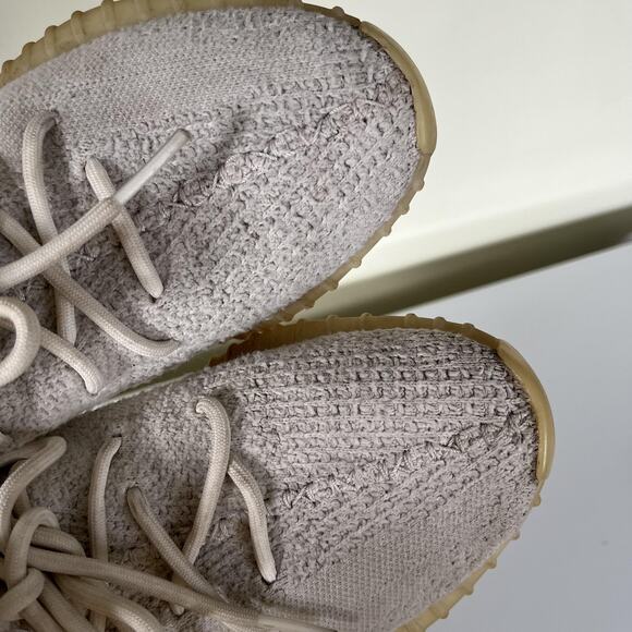 adidas Yeezy Boost 350 V2 Shoes Mens Size 8.5 Cream Tan Beige Primeknit Boost - Picture 8 of 12